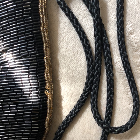 Beaded Peacock Feather Purse - Picture 3 of 4